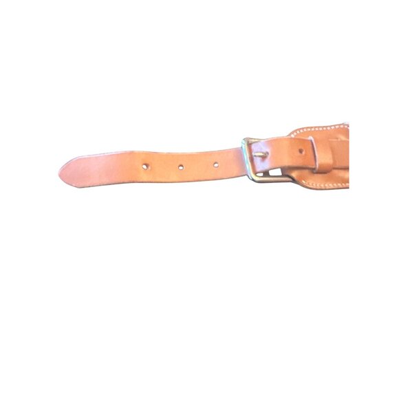 J. Crew Womens Woven Belt Medium Genuine Leather & Cotton Braided Strap Med - Picture 2 of 5
